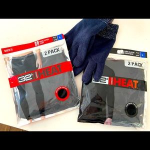 Thermal Underwear & Gloves Bundle